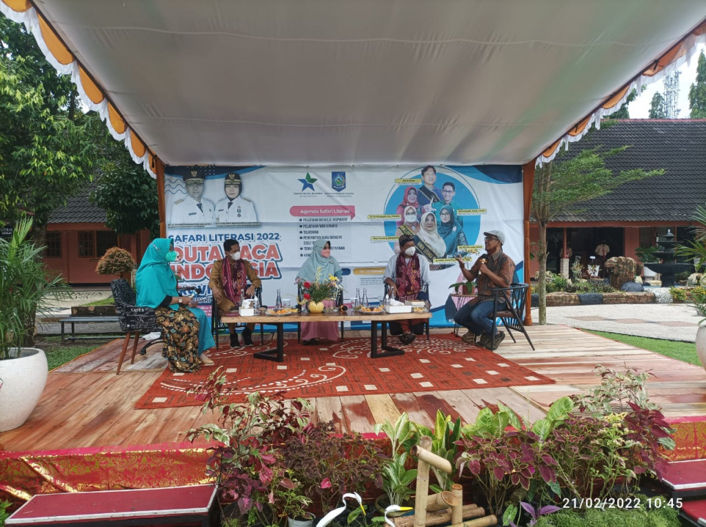 Kegiatan Talkshow dan Pelatihan Penulisan, Safari Literasi Duta Baca Indonesia (Foto:istimewa)