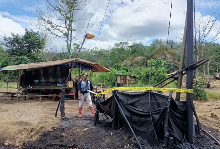 Polda Jambi Temukan Puluhan Sumur Minyak Ilegal