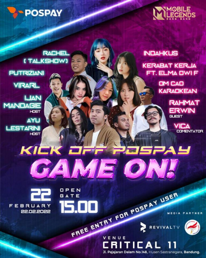 Rayakan 2 Juta Downloader Pospay, Pos Indonesia Gelar Kompetisi E-Sport Berhadiah Puluhan Juta Rupiah