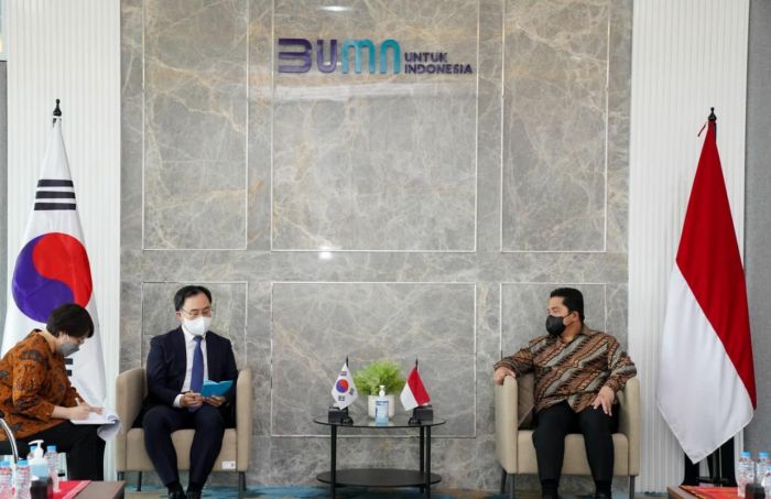 Menteri BUMN Perkuat Kerja Sama Konten Kreatif dengan Korsel