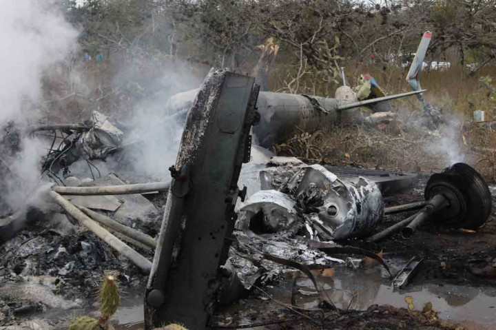 Helikopter Militer Venezuela Jatuh dan Terbakar, Dua Orang Meninggal