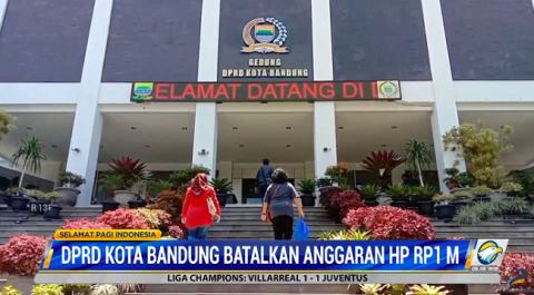 Fasilitas HP Rp1 M untuk DPRD Kota Bandung Dibatalkan