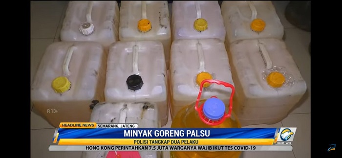 Pengedar Minyak Goreng Palsu di Kudus Berhasil Ditangkap