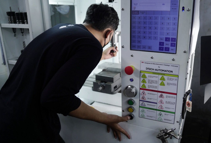 Mesin CNC Asal Salatiga Mampu Memenuhi 40% Komponen Dalam Negeri