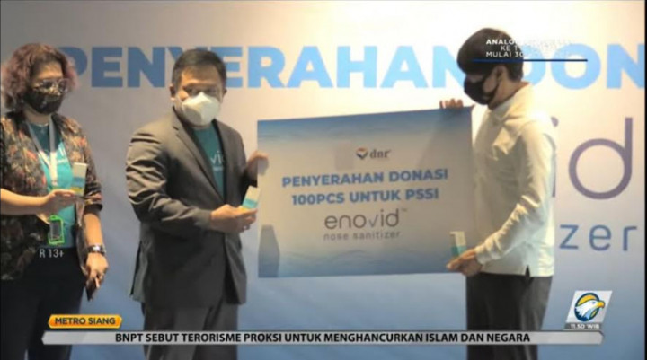 Timnas U-23 Dapat Donasi 100 Paket Obat Covid-19