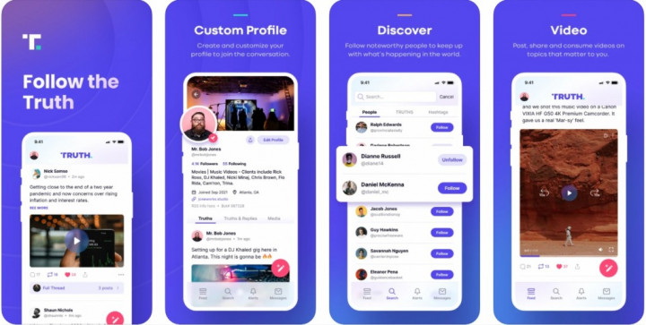 Baru Rilis, Media Sosial Milik Donald Trump Puncaki Unduhan Gratis di App Store