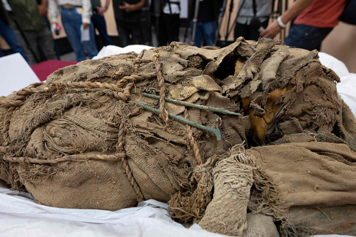 Penampakan Mumi Anak dari Masa Pra Inca yang Ditemukan di Peru