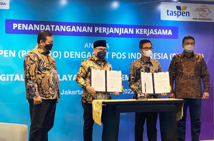 TASPEN dan Pos Indonesia Jalin Kerja Sama Digitalisasi Pelayanan dan Pembiayaan Pensiun