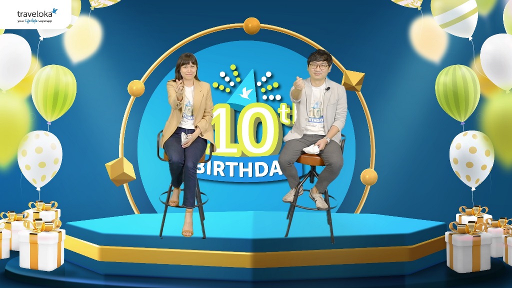 Shirley Lesmana, CMO Traveloka (kiri) dan Terry Santoso, Head of Platform Marketing, Traveloka, di acara konferensi pers perayaan Traveloka 10th Anniversary. (Foto: Traveloka)