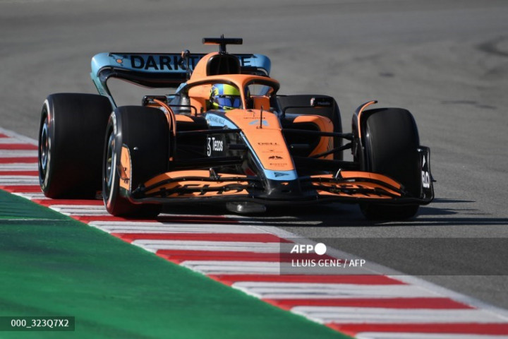 Norris Tercepat Pada Tes Pramusim F1 di Barcelona