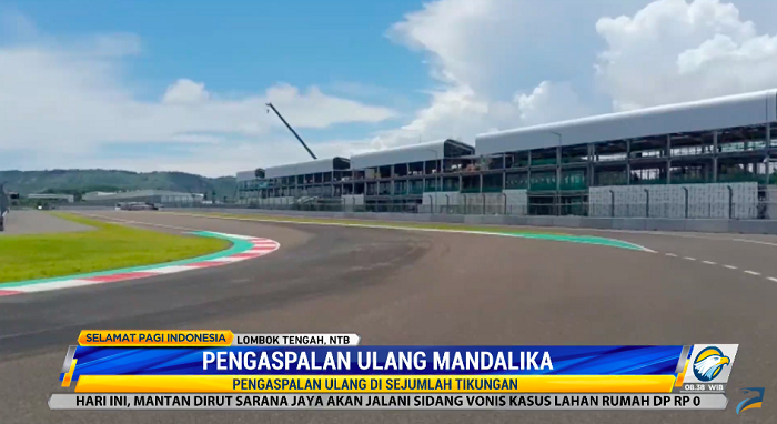 Jelang MotoGP, Sirkuit Mandalika Segera Diaspal Ulang