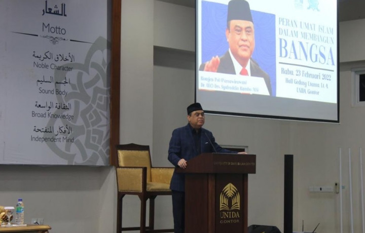Sowan ke Pondok Gontor, Syafruddin Ingin Islam Jadi Lokomotif Perubahan