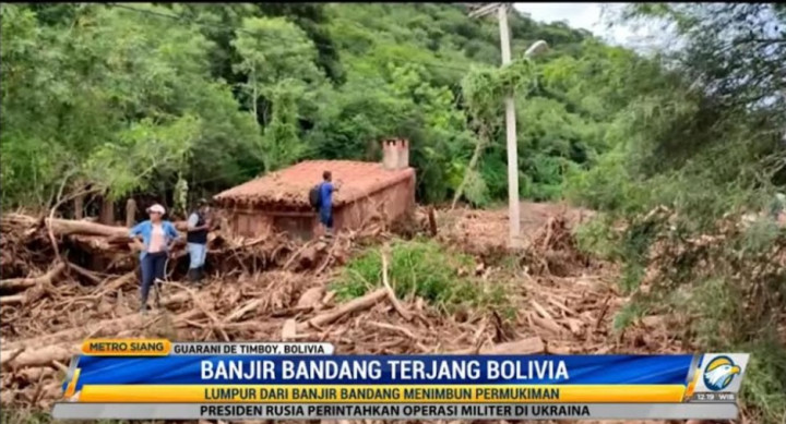 Banjir Terjang 10 Wilayah di Bolivia, 3 Warga Meninggal Dunia
