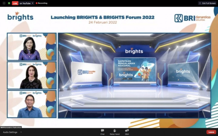 BRI Danareksa Sekuritas Bidik Pasar Milenial