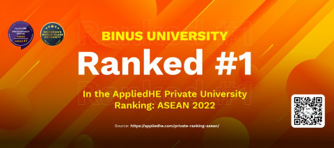 BINUS Dinobatkan Sebagai Perguruan Tinggi Terbaik di ASEAN Versi AppliedHE