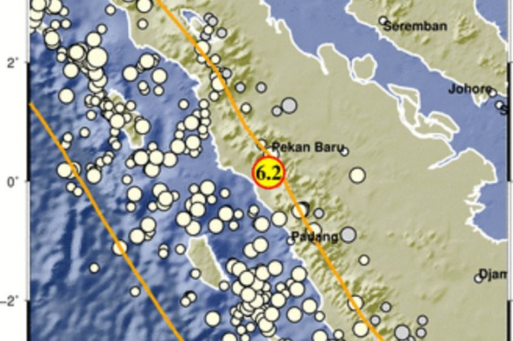 Gempa Magnitudo 6,2 di Sumatra Barat Akibat Aktivitas Sesar Sumatra