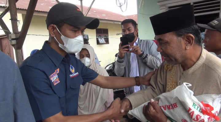 PSP Foundation Bagikan Sembako untuk Warga Terdampak Bencana di Deli Serdang