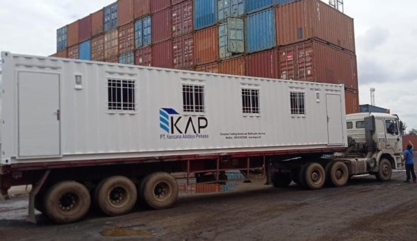 Kontainer 'Disulap' Menjadi Tempat Tes Covid-19