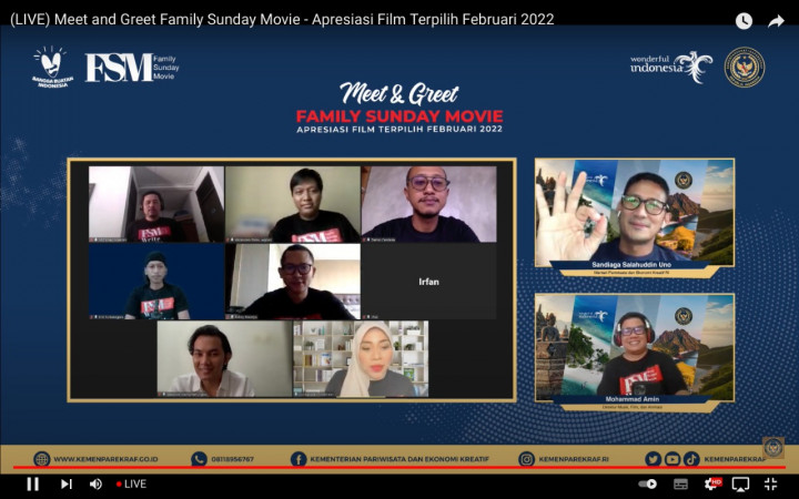 Dua Film Pilihan Sandiaga Uno di Family Sunday Movie