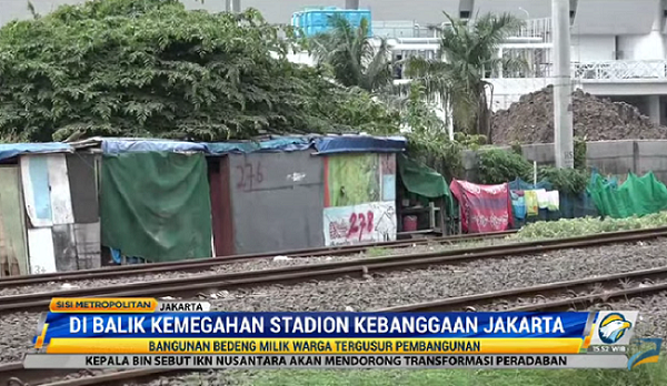 Nasib Warga Kampung Bayam di Tengah Megahnya Stadion JIS