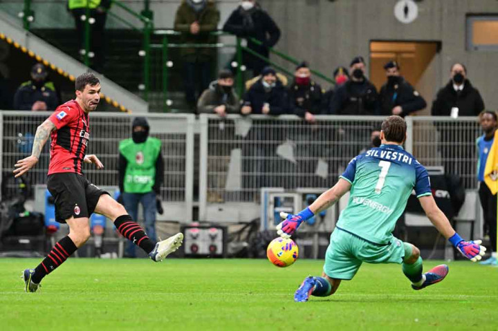 Liga Italia: AC Milan Ditahan Imbang Udinese 1-1