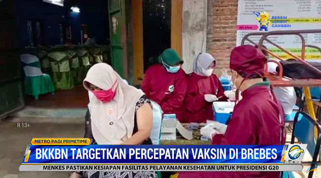 BKKBN Targetkan Percepatan Vaksinasi Covid-19 di Brebes