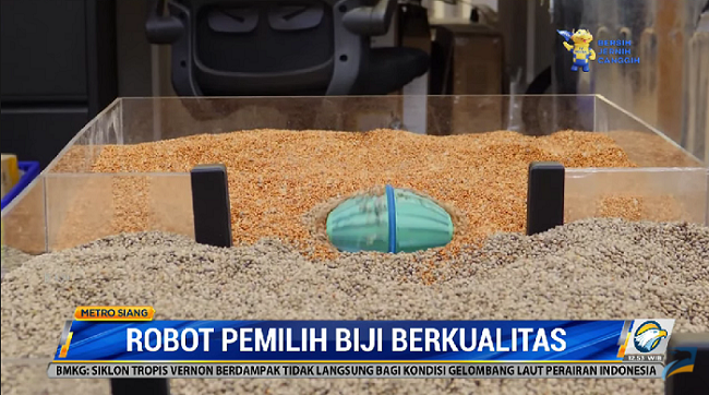 Robot Pemilih Biji Berkualitas