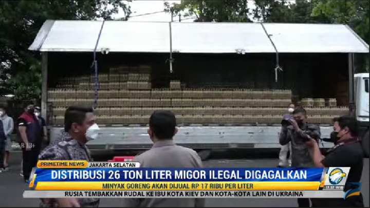 Lagi, Polres Jaksel Gagalkan Distribusi 26 Ton Liter Minyak Goreng Ilegal