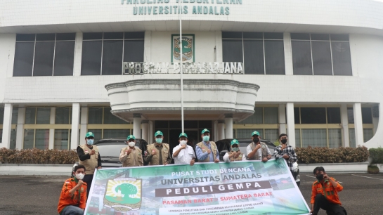 Unand Kirim 3 Tim Tanggap Bencana Gempa ke Pasaman Barat