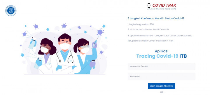 ITB Luncurkan Aplikasi Covid Trak, <i>Tracing</i> Penyebaran Omicron Lebih Mudah