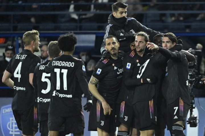 Hasil Liga Italia: Juventus Bungkam Empoli