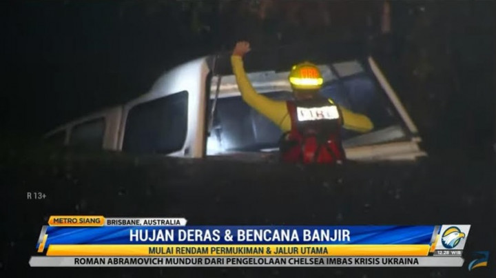 Ribuan Orang Mengungsi Akibat Banjir di Australia, 6 Warga Meninggal