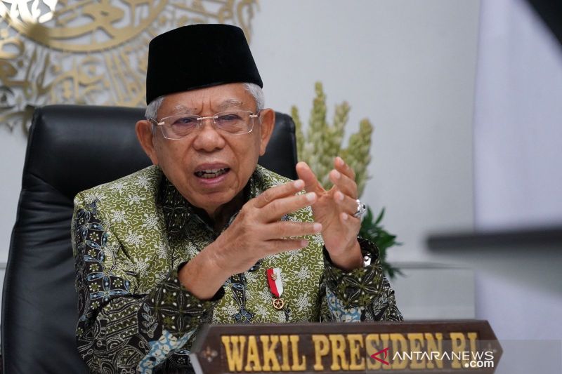 Wakil Presiden Ma'ruf Amin/Branda Antara