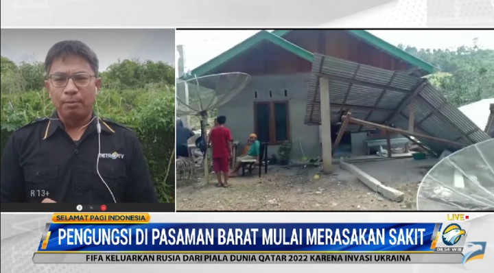Demam dan Pilek Serang Pengungsi Gempa Pasaman Barat
