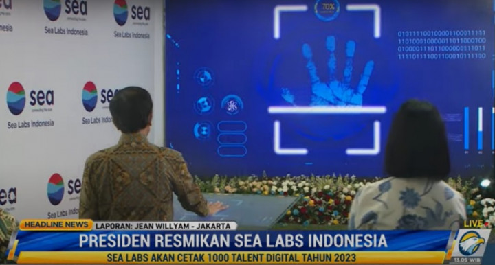 Resmikan Sea Labs Indonesia, Jokowi Ingin 1.000 Talenta Digital Baru pada 2023