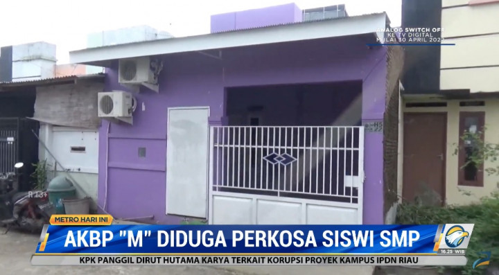 Perwira Polisi Dicopot Setelah Diduga Perkosa Siswi SMP