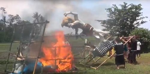 Umat Hindu di Malang Gelar <i>Tawur Agung Kesanga</i> H-1 Sebelum Nyepi