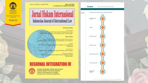 Indonesia Journal of International Law FHUI Kini Terindeks Scopus