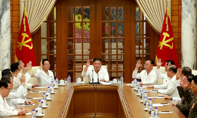 Pemerintahan pemimpin Korut Kim Jong-un tuduh Amerika Serikat (AS) pemicu krisis Ukraina. Foto: AFP