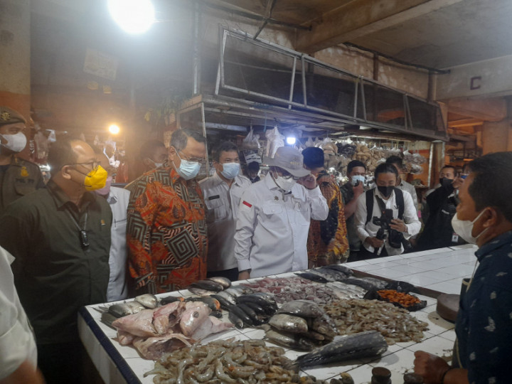 Sidak Pasar Serpong, Wamentan Upayakan Stabilitas Pasokan dan Harga Pangan