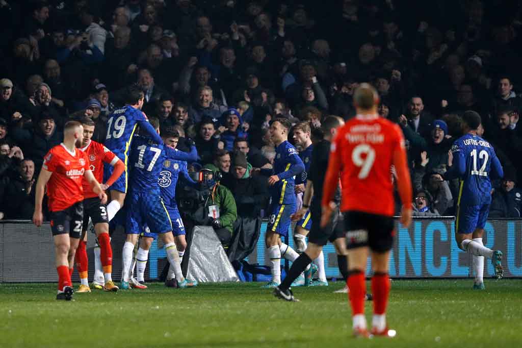 Piala FA: Kalahkan Luton Town 3-2, Chelsea ke Perempat Final