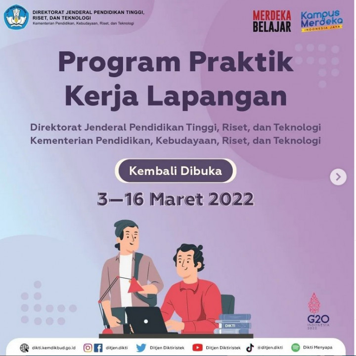 Ingin PKL Jadi Konten Kreator Hingga Humas di Diktiristek?  Catat Syaratnya