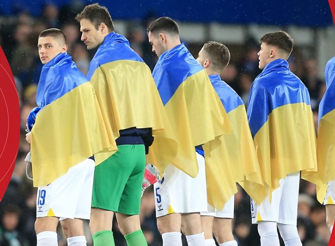Aksi Solidaritas untuk Ukraina Iringi Langkah Everton ke Perempat Final Piala FA