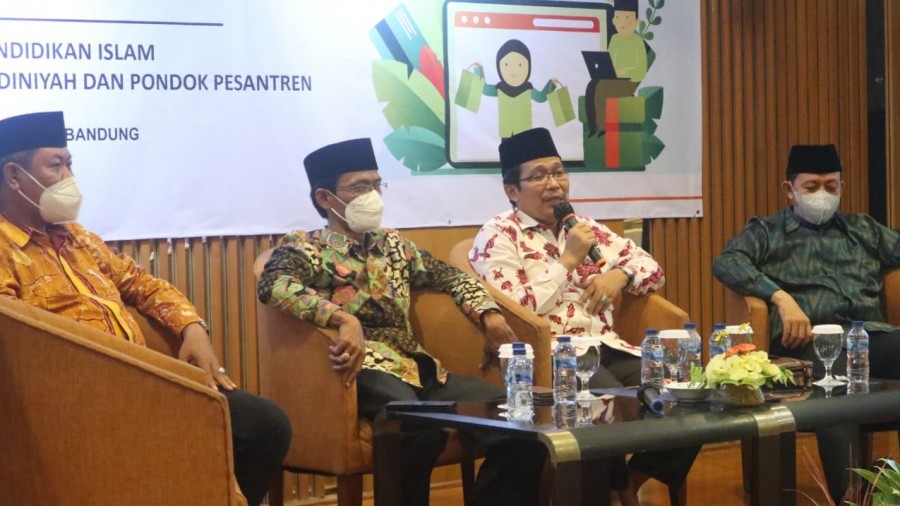 Workshop Peningkatan Layanan Pendaftaran Keberadaan Pesantren Terintegrasi. DOK Kemenag