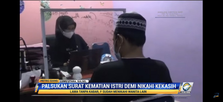 Palsukan Surat Kematian Demi Nikah Lagi