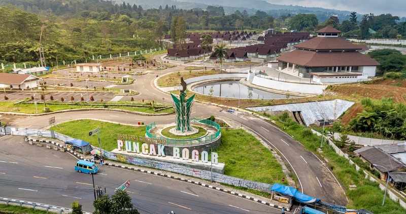 Pembangunan Rest Area Gunung Mas Puncak - - Foto: Kementerian PUPR