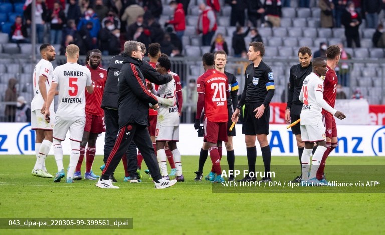 Suasana laga Bayern Muenchen vs Bayer Leverkusen (AFP/Sven Hoppe)