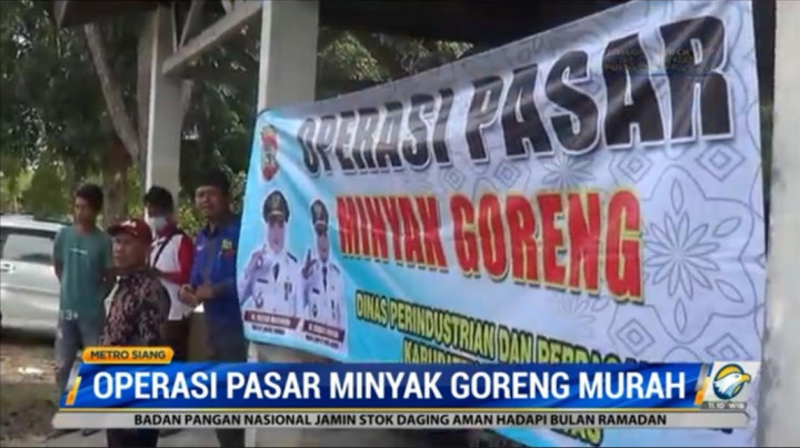 Disperindag Musi Rawas Gelar Operasi Pasar Murah Minyak Goreng