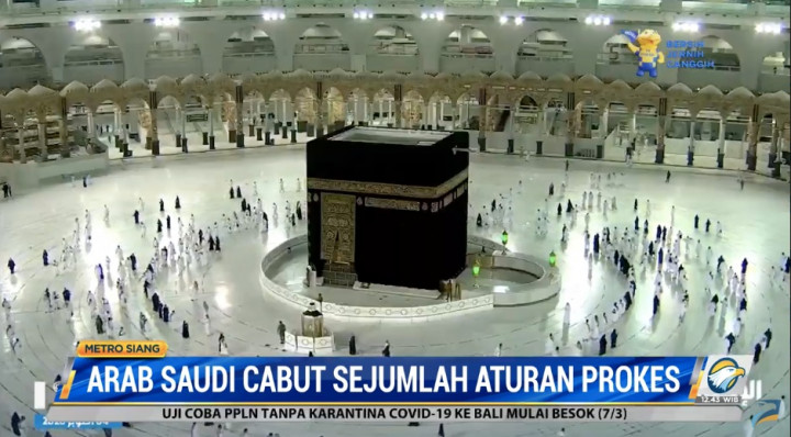 Arab Saudi Cabut Sejumlah Aturan Prokes, Angin Segar Bagi Jemaah Umrah dan Haji