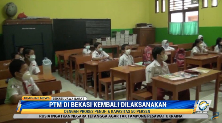 Bekasi Kembali Berlakukan PTM 50%